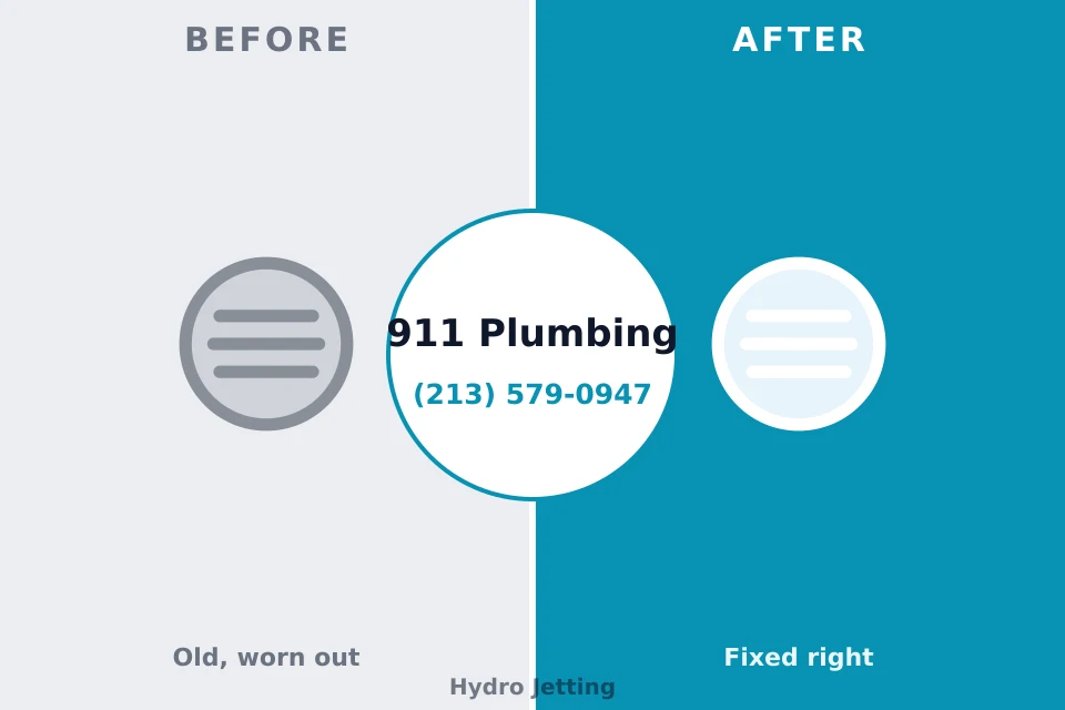 Before and after: plumbing repair Farmington, MN